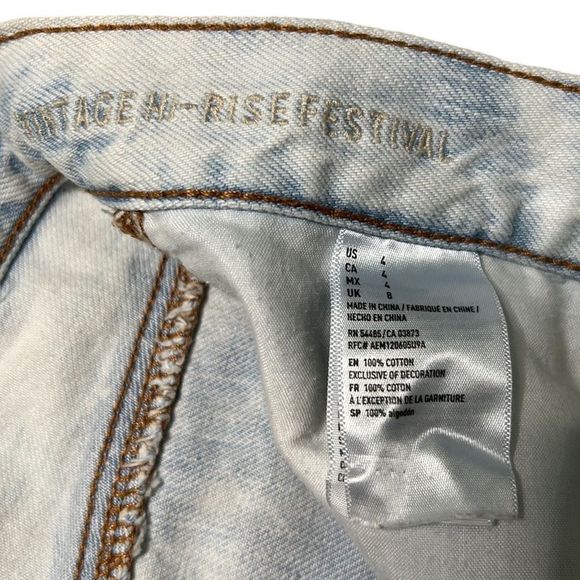AMERICAN EAGLE Vintage Hi-Rise Festival Shorts - Picture 3 of 8